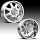Fuel FF09D 8-Lug Polished Forged Dually Custom Truck Wheels